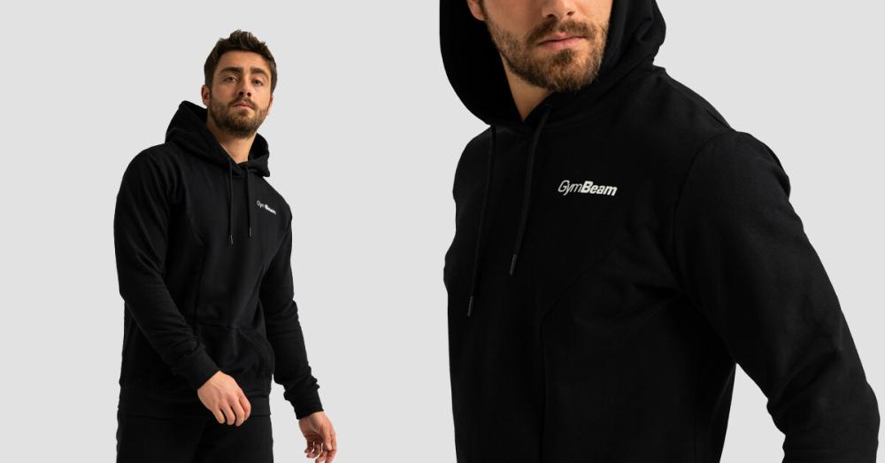 Mikina Limitless Hoodie Black  - GymBeam