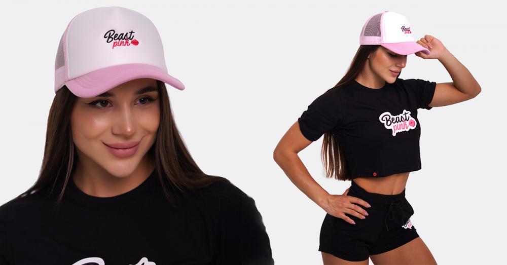 Šiltovka Panel Cap Baby Pink - BeastPink