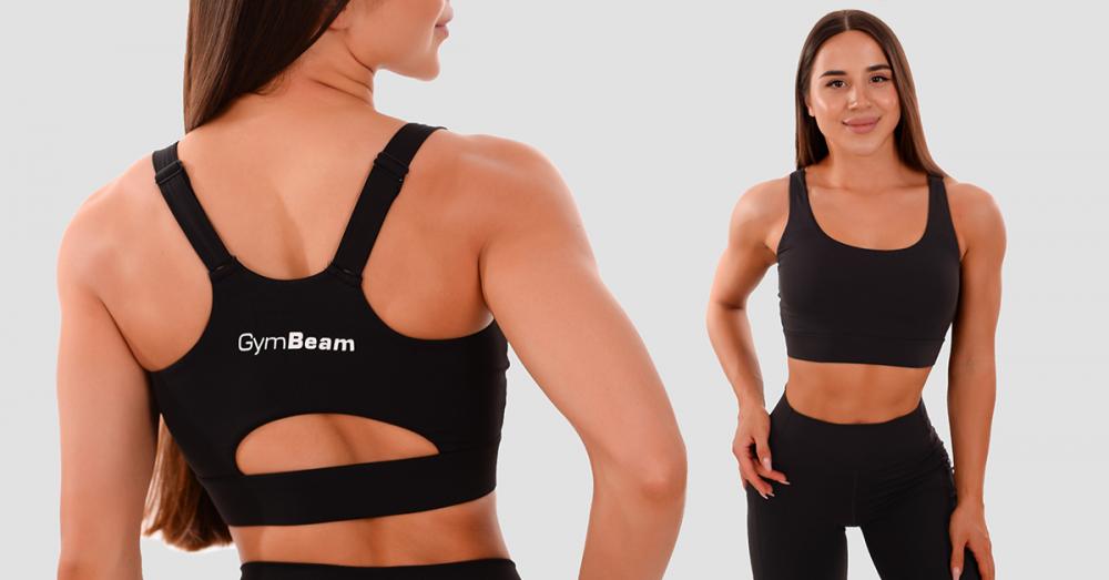 Αθλητικό Μπουστάκι Cut-Out Black – GymBeam