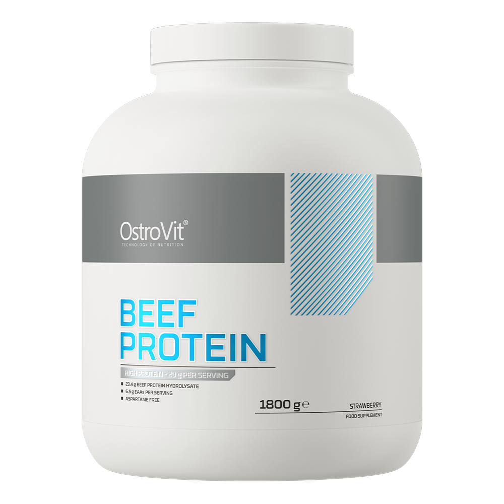 Beef Protein - OstroVit 1800 g - strawberry