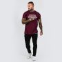 Ανδρικό T-Shirt Free Your Strength Maroon White - GymBeam