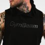 Ανδρικό Αμάνικο Top Black Με Κουκούλα - GymBeam