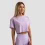 Γυναικείο T-Shirt Limitless Cropped Lavender - GymBeam