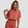 Γυναικείο Limitless Cropped T-Shirt Cinnamon- GymBeam