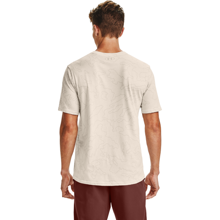 Ανδρικό T-Shirt All Over Wordmark Brown - Under Armour