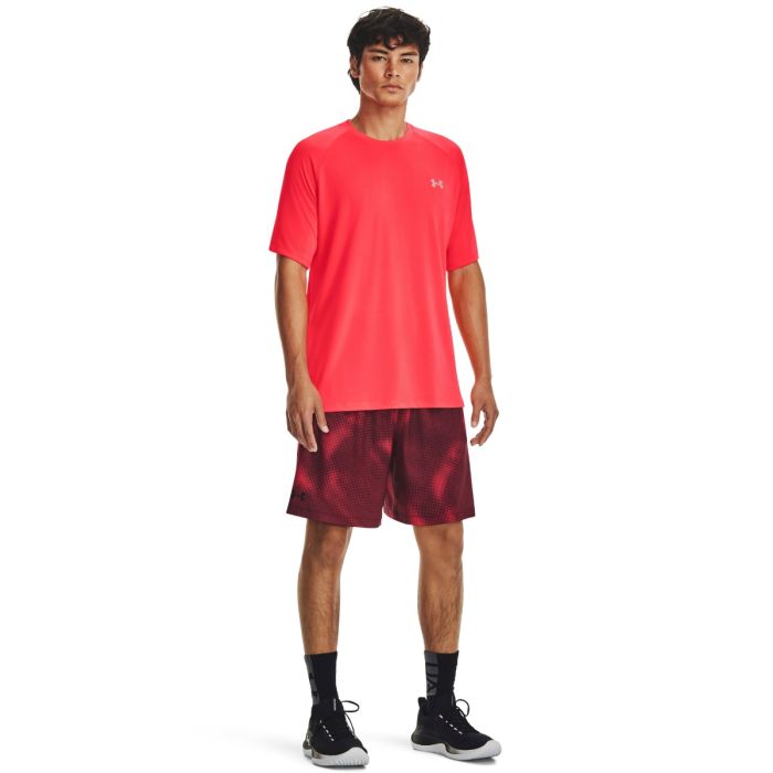 Tech Reflective SS T-Shirt Red - Under Armour