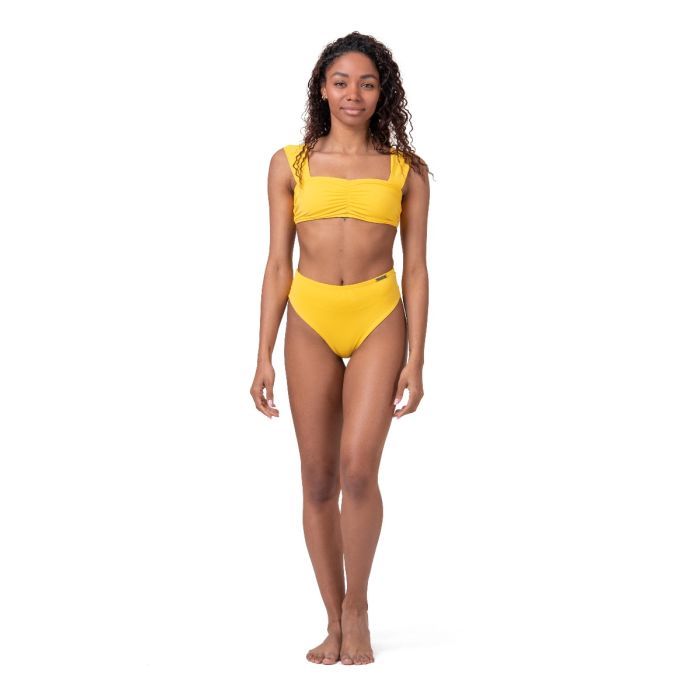 Bikini Top Miami Retro Yellow - NEBBIA