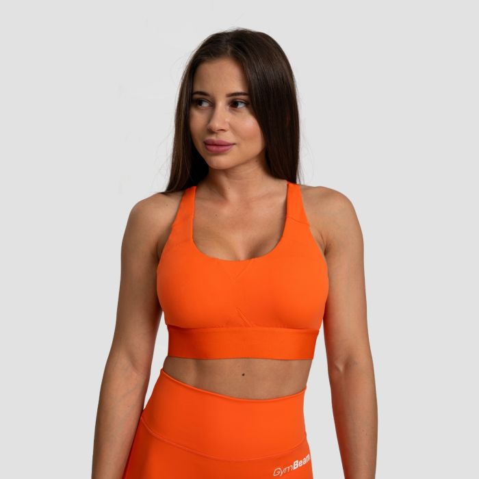 Limitless Sports Bra Orange - GymBeam