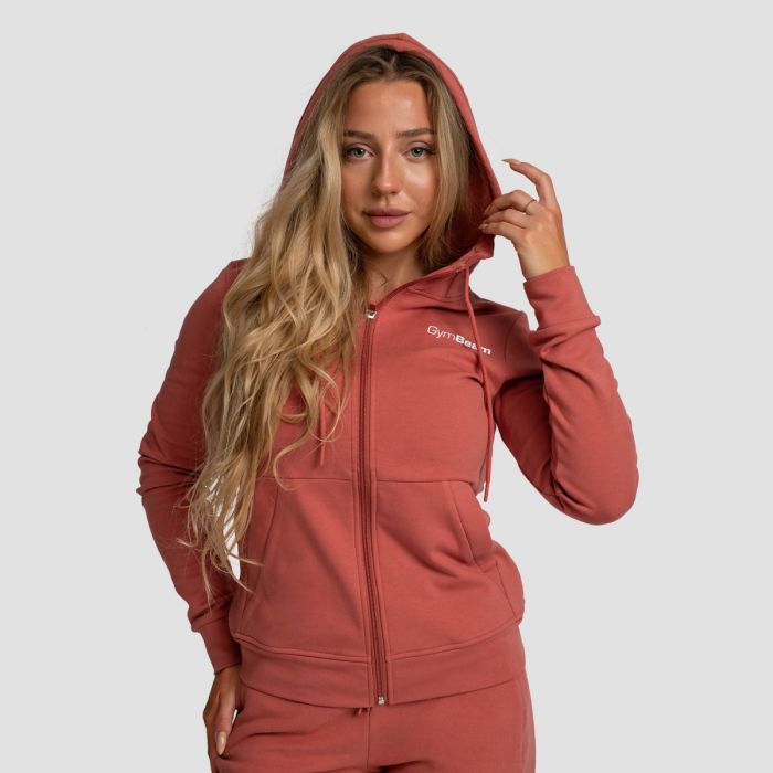 Γυναικείο Limitless Zip Up Hoodie Cinnamon - GymBeam