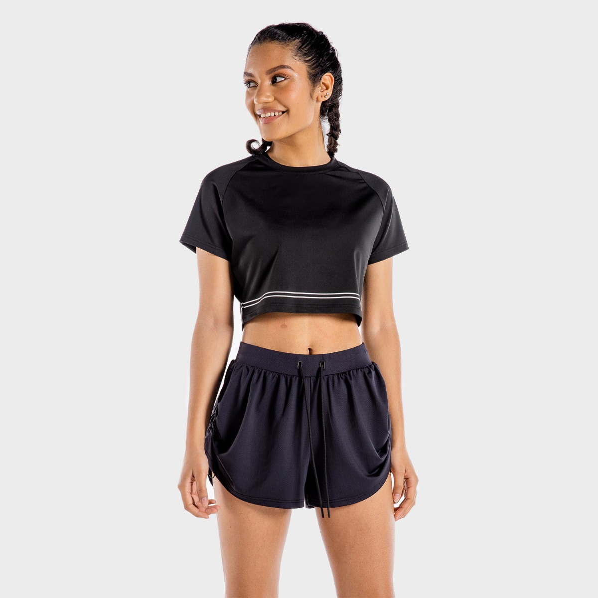 Γυναικείο Flux CropTop Onyx- SQUATWOLF